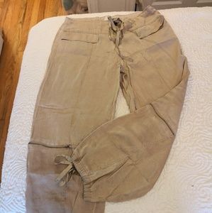Lux Silk-blend Joggers